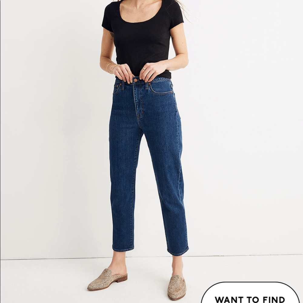 Madewell 28” tapered jeans